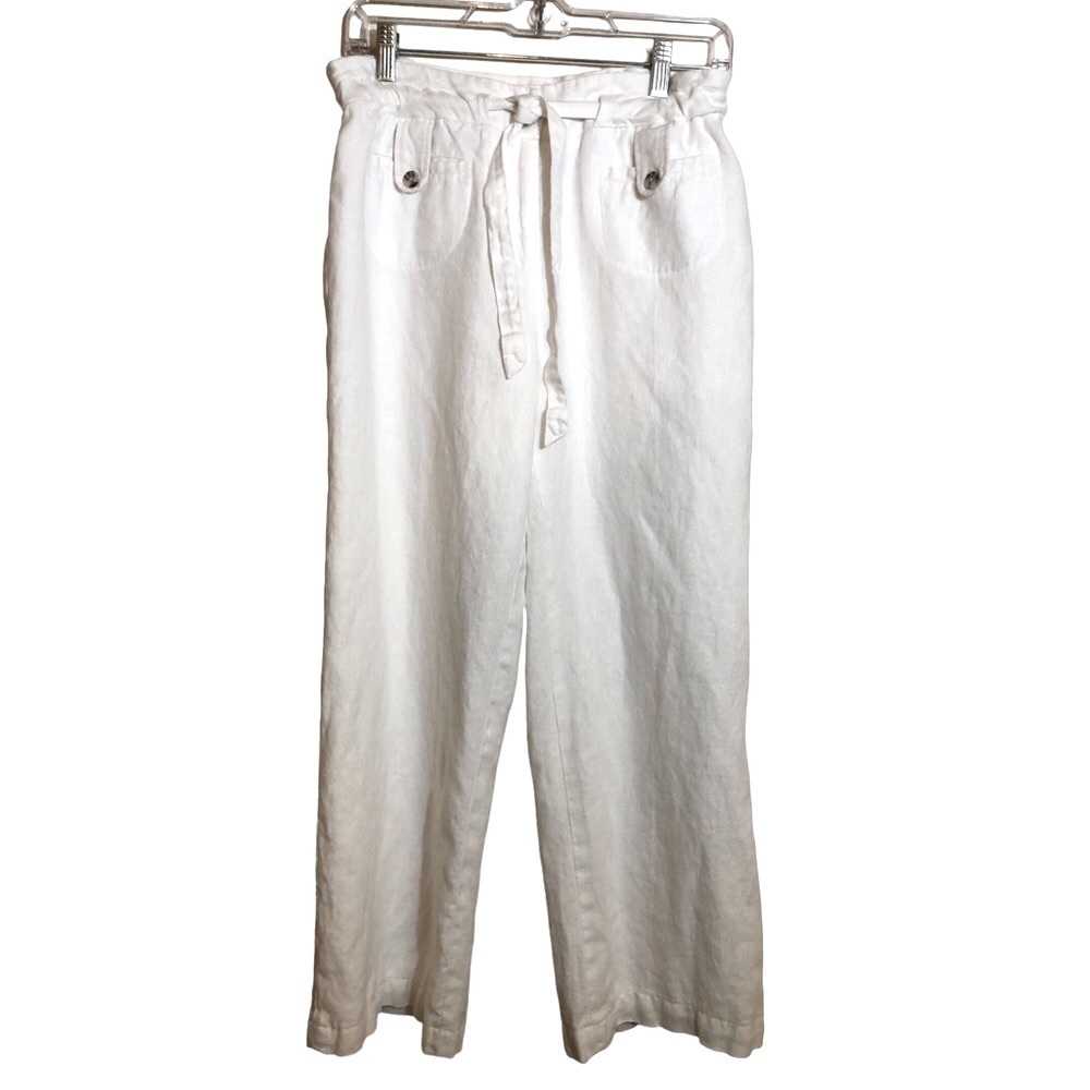 White Linen Pants